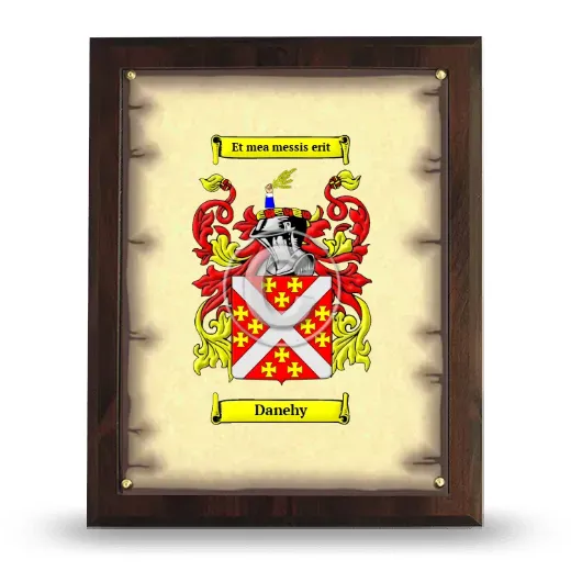 Danehy Coat of Arms Plaque