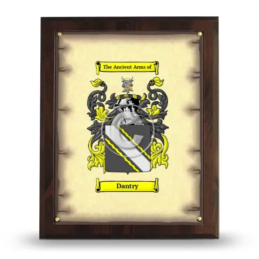 Dantry Coat of Arms Plaque
