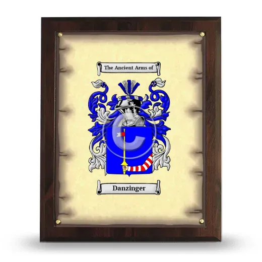 Danzinger Coat of Arms Plaque