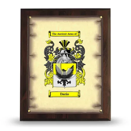 Darío Coat of Arms Plaque