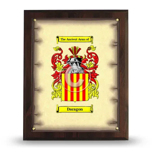 Daragon Coat of Arms Plaque