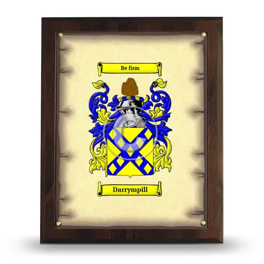 Darrympill Coat of Arms Plaque