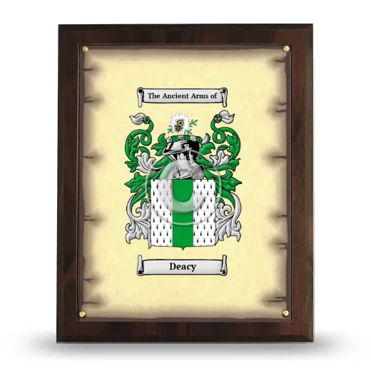 Deacy Coat of Arms Plaque