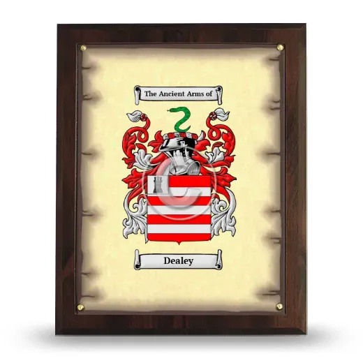 Dealey Coat of Arms Plaque