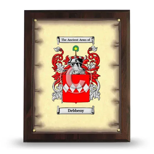 Debbeny Coat of Arms Plaque