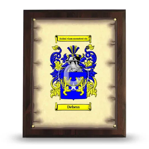 Debess Coat of Arms Plaque