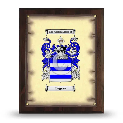 Degrav Coat of Arms Plaque