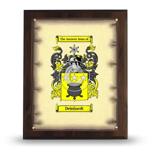 Deinhardt Coat of Arms Plaque