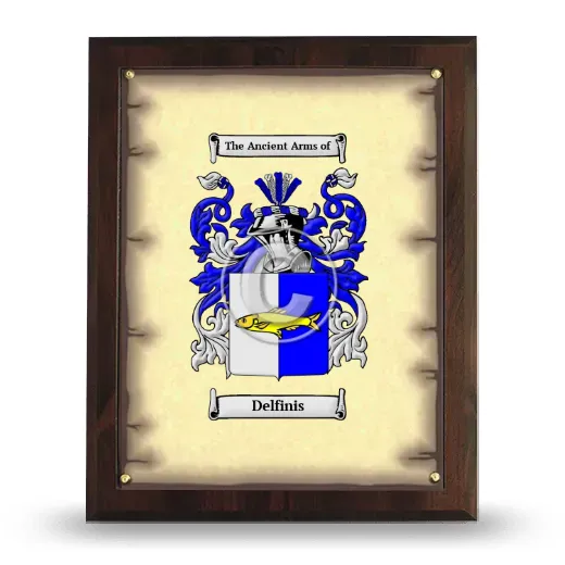 Delfinis Coat of Arms Plaque