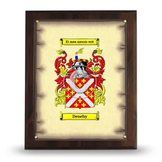 Denehy Coat of Arms Plaque