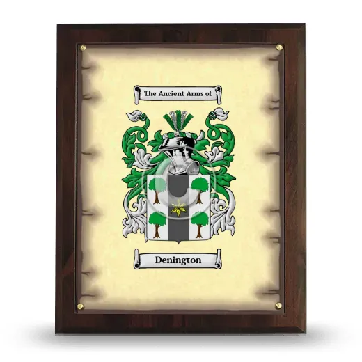 Denington Coat of Arms Plaque