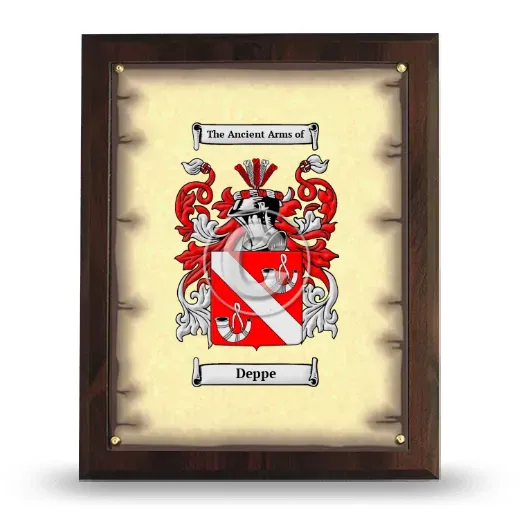 Deppe Coat of Arms Plaque