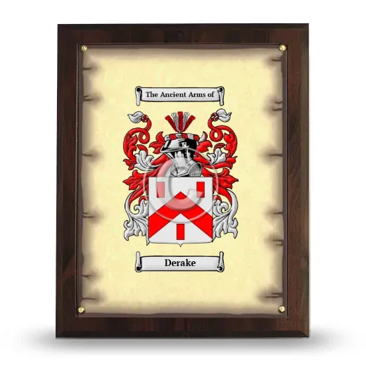 Derake Coat of Arms Plaque