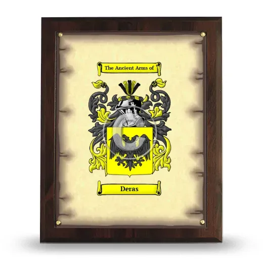 Deras Coat of Arms Plaque