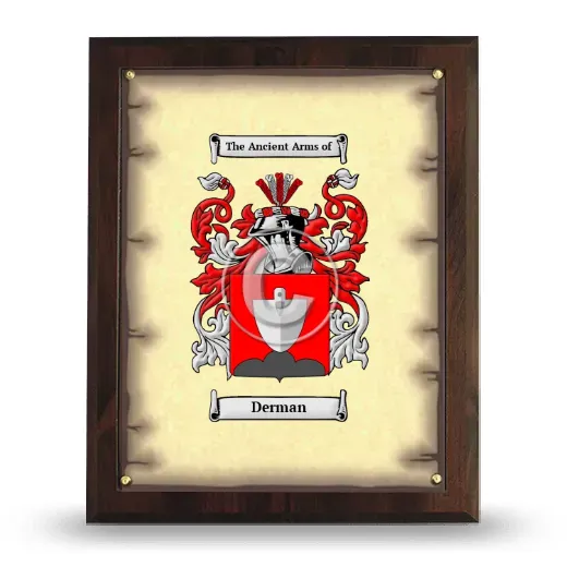 Derman Coat of Arms Plaque
