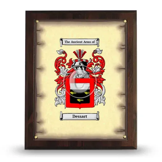Dessart Coat of Arms Plaque