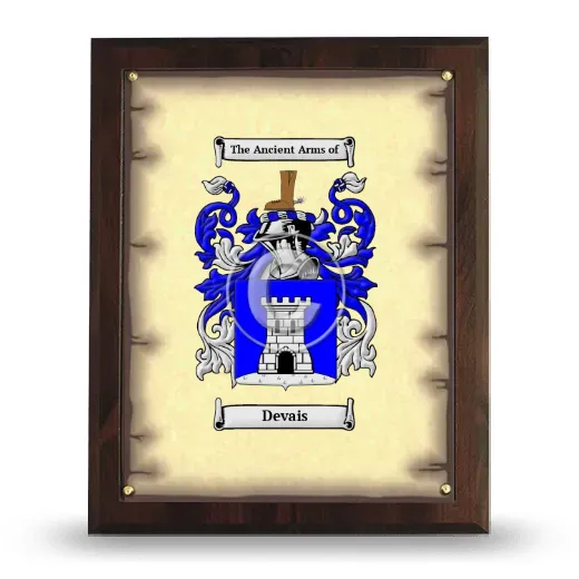 Devais Coat of Arms Plaque