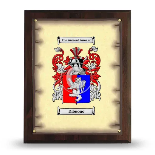 Dibuono Coat of Arms Plaque