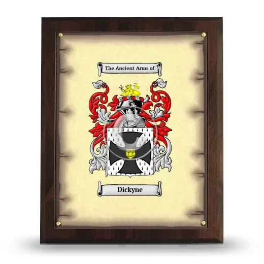 Dickyne Coat of Arms Plaque