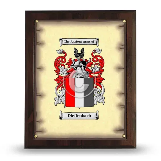 Dieffenbach Coat of Arms Plaque