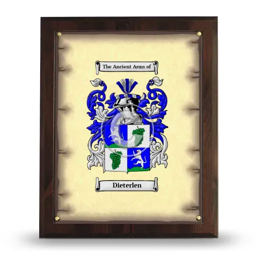 Dieterlen Coat of Arms Plaque