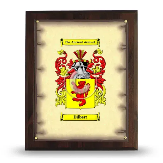 Dilbert Coat of Arms Plaque