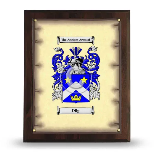 Dilg Coat of Arms Plaque