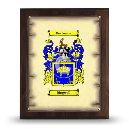 Dingwell Coat of Arms Plaque