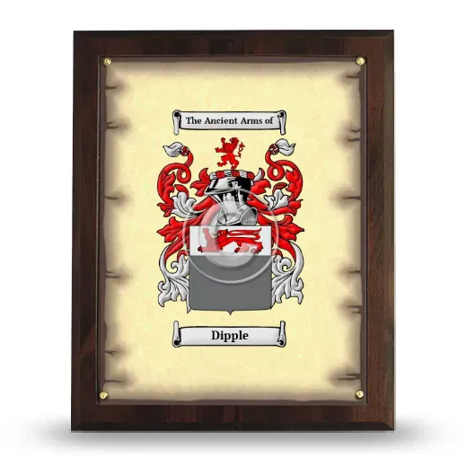 Dipple Coat of Arms Plaque