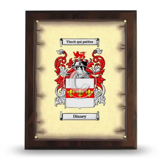 Disney Coat of Arms Plaque