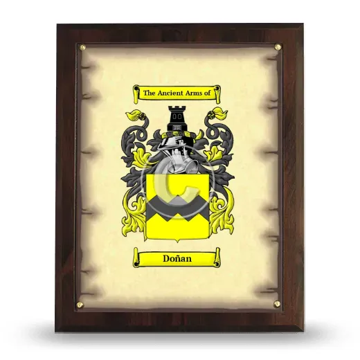 Doñan Coat of Arms Plaque