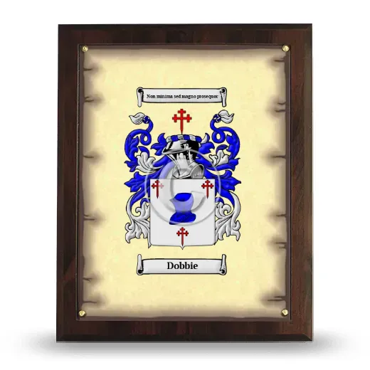 Dobbie Coat of Arms Plaque