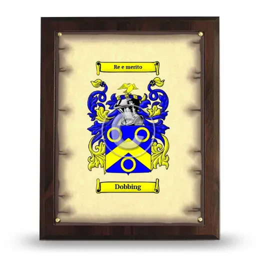 Dobbing Coat of Arms Plaque