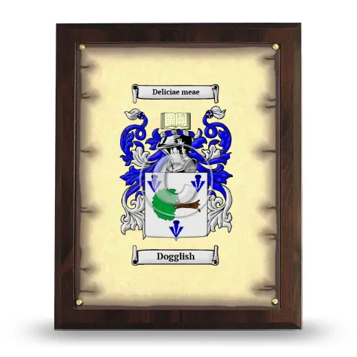 Dogglish Coat of Arms Plaque