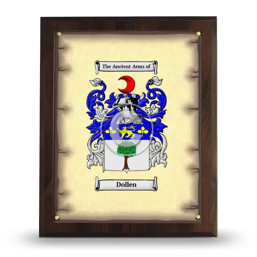 Dollen Coat of Arms Plaque
