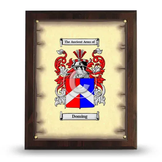Doming Coat of Arms Plaque