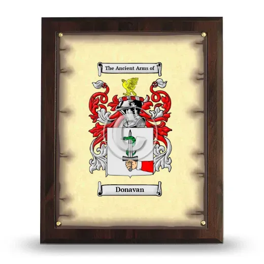 Donavan Coat of Arms Plaque
