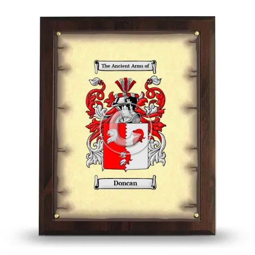 Doncan Coat of Arms Plaque