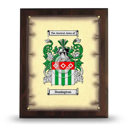 Donington Coat of Arms Plaque