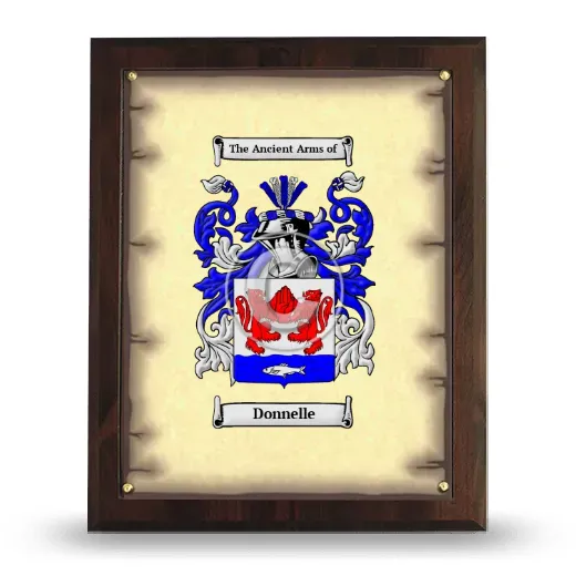 Donnelle Coat of Arms Plaque