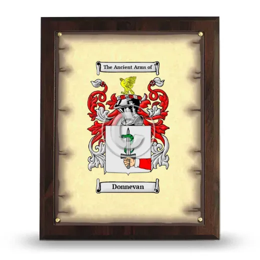 Donnevan Coat of Arms Plaque