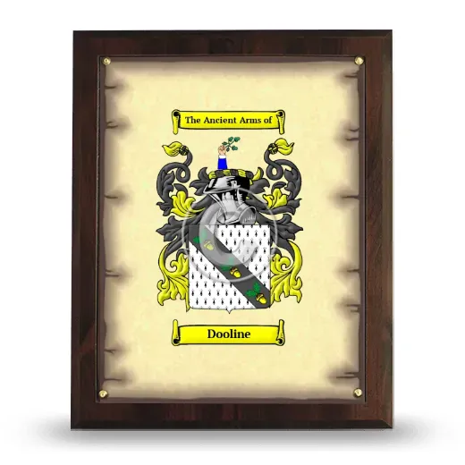 Dooline Coat of Arms Plaque