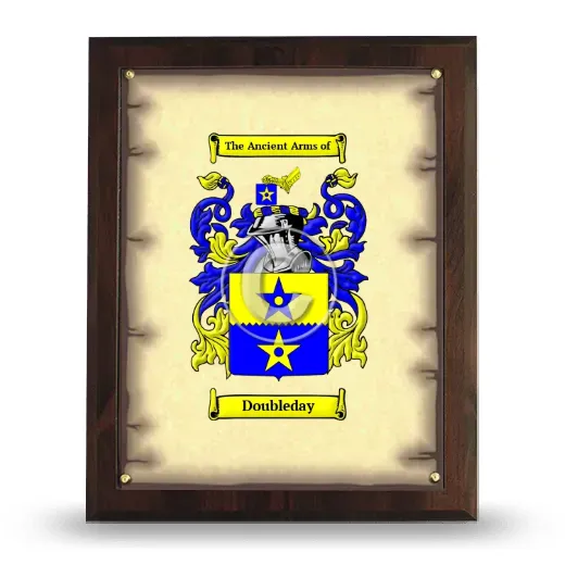 Doubleday Coat of Arms Plaque