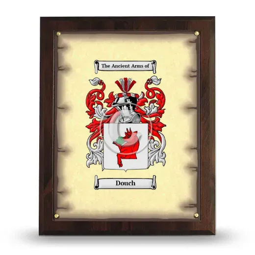 Douch Coat of Arms Plaque