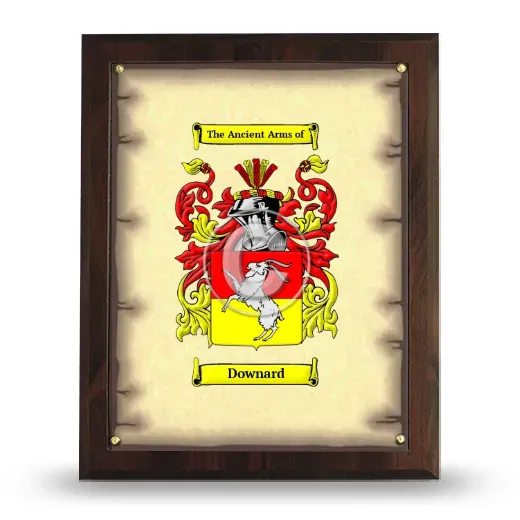 Downard Coat of Arms Plaque