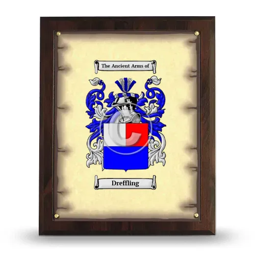 Dreffling Coat of Arms Plaque