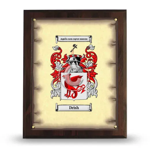 Drish Coat of Arms Plaque