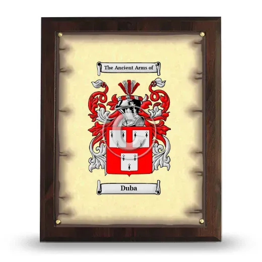 Duba Coat of Arms Plaque
