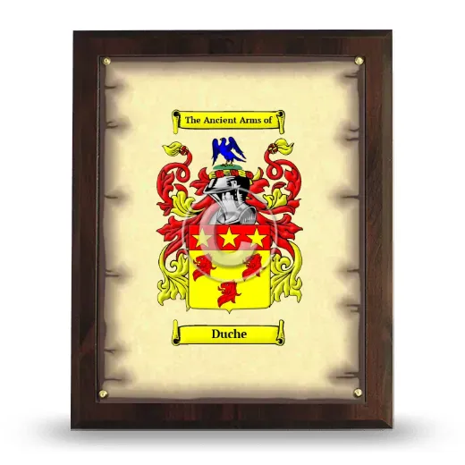 Duche Coat of Arms Plaque