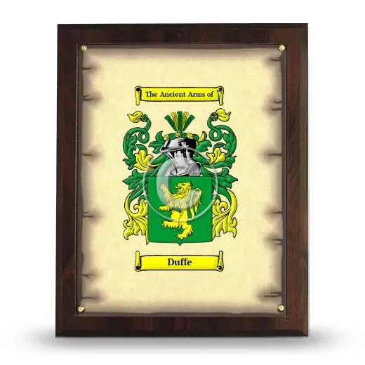 Duffe Coat of Arms Plaque